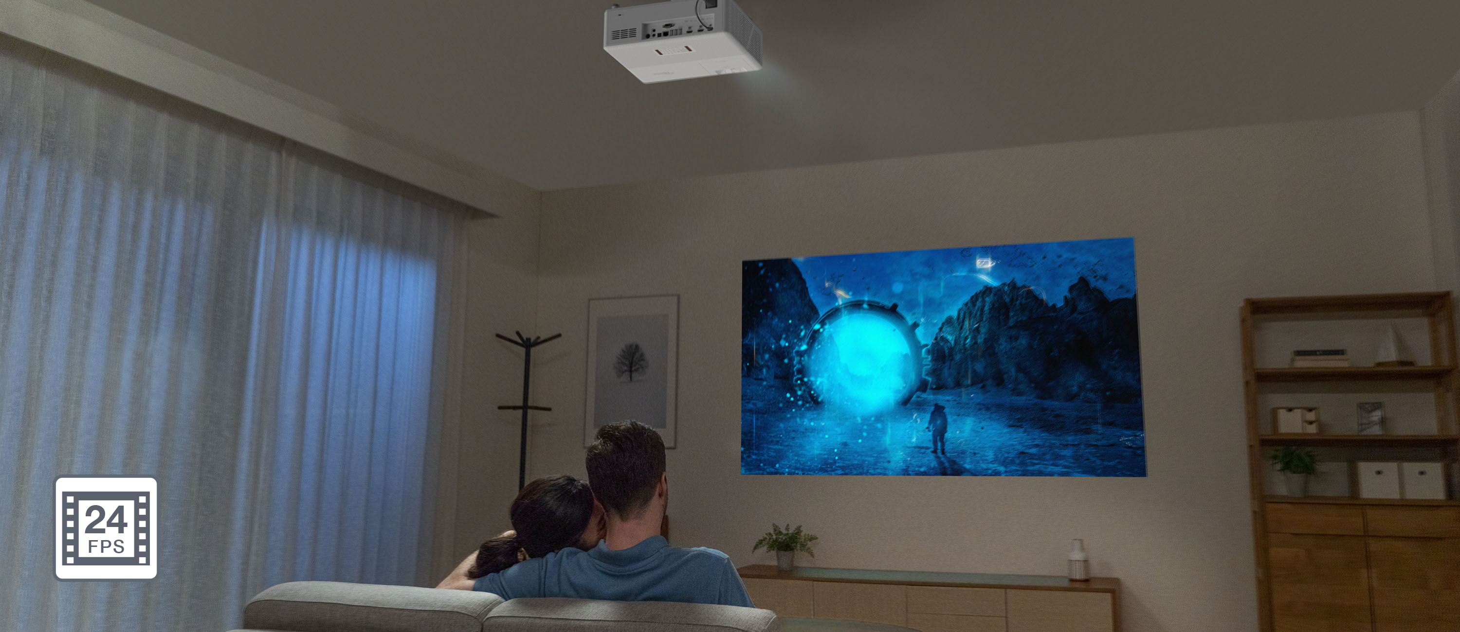 Optoma UHZ50 Smart 4K UHD laser home entertainment projector